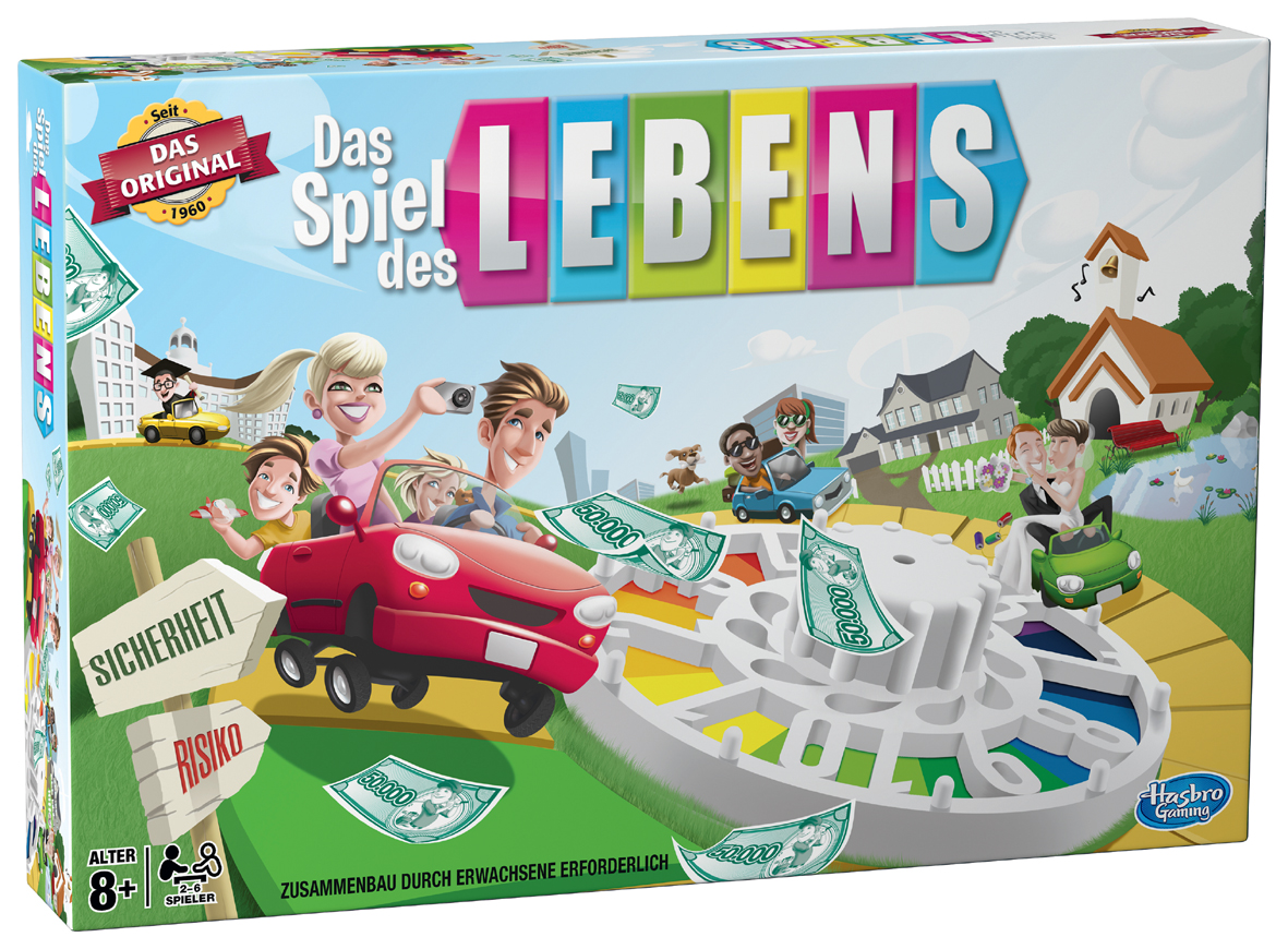 Hasbro Das Spiel Des Lebens Gesellschaftsspiel Spiele Brettspiel 3 Ebay