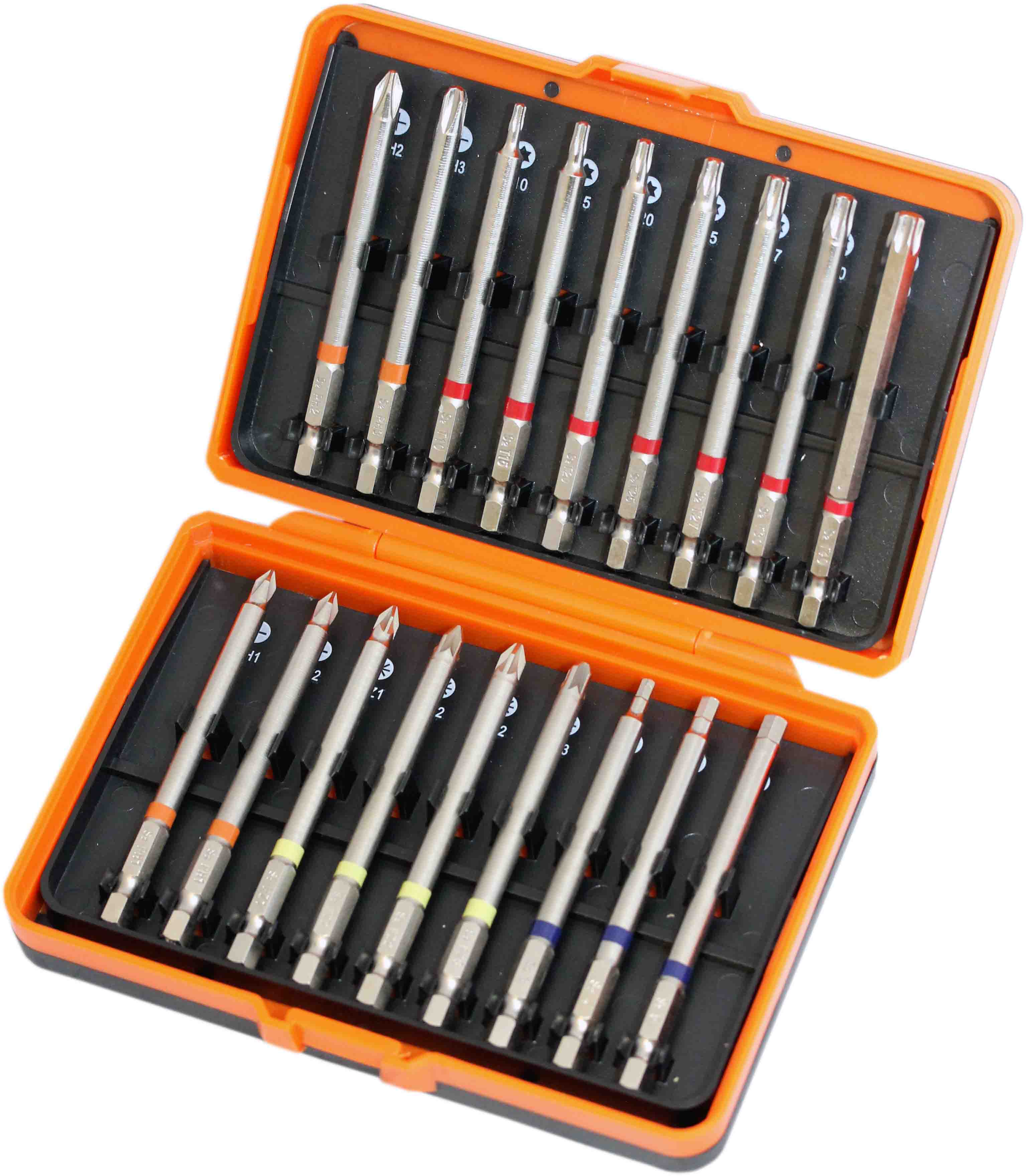 Bitsatz Bits Satz Bitset Torx Sortiment PH PZ 108 Teile Koffer Lang Gross