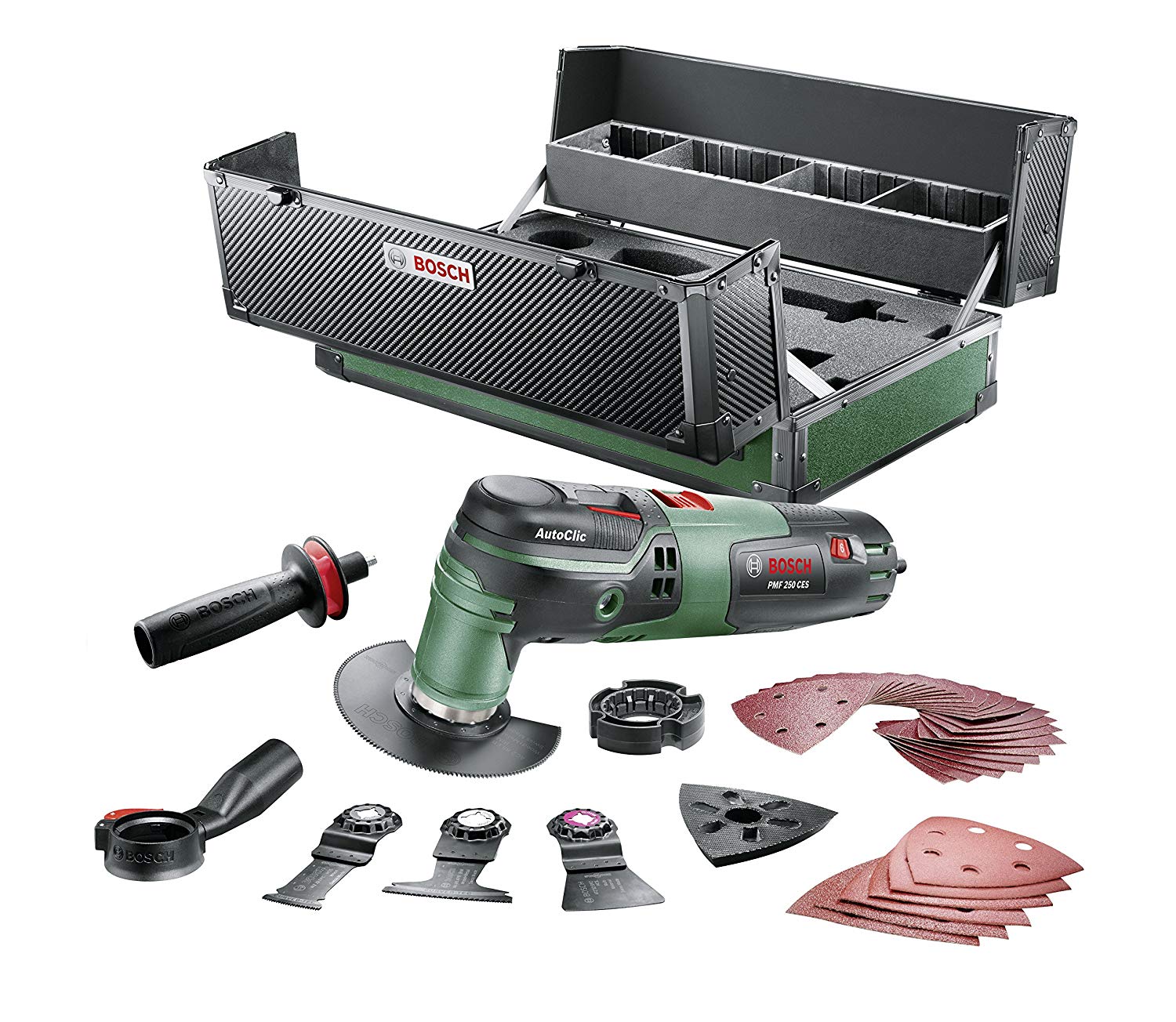 Bosch Pmf 250 Ces Herramienta Multifuncional 250 Vatios 39 Piezas